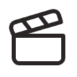 Clapper icon animation