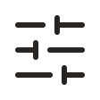 Faders icon animation