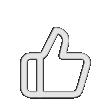 Thumbs up icon animation