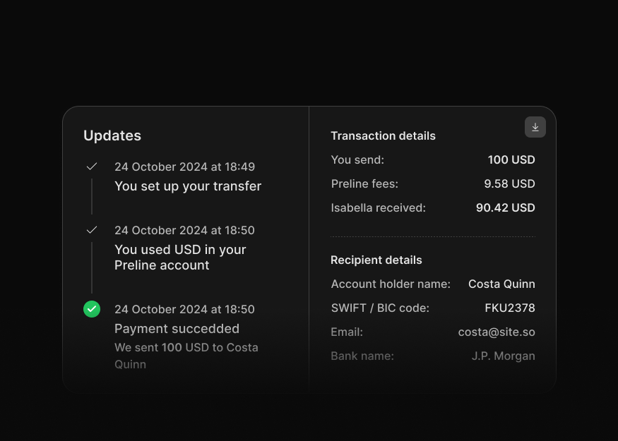 Payment Transaction Details