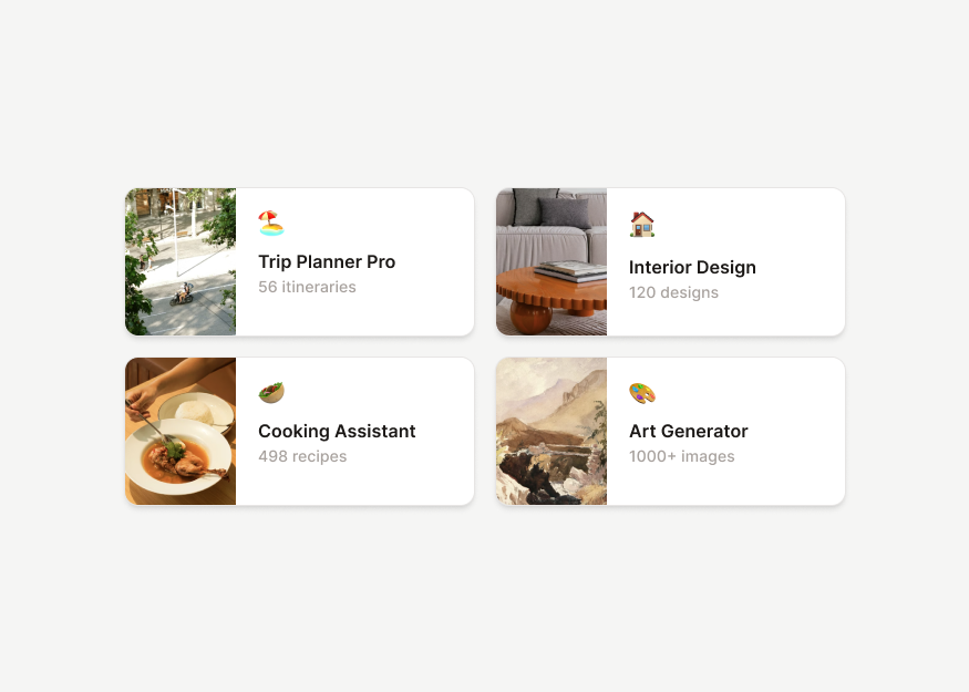 Content Showcases
