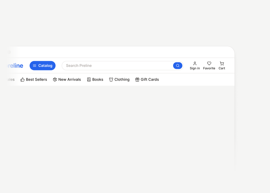 Ecommerce Headers