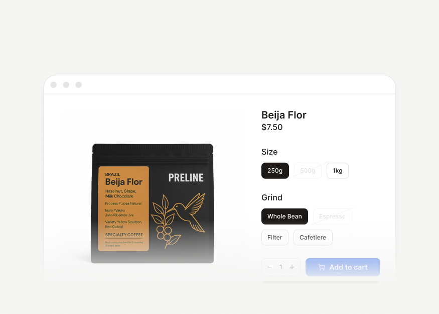 Product Detail Pages