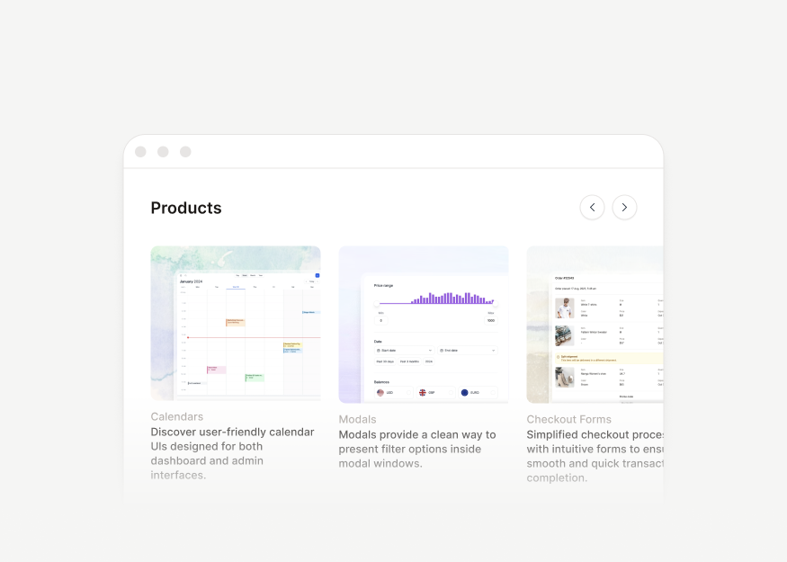 Feature Sections