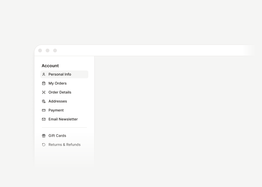 Sidebar Navigation