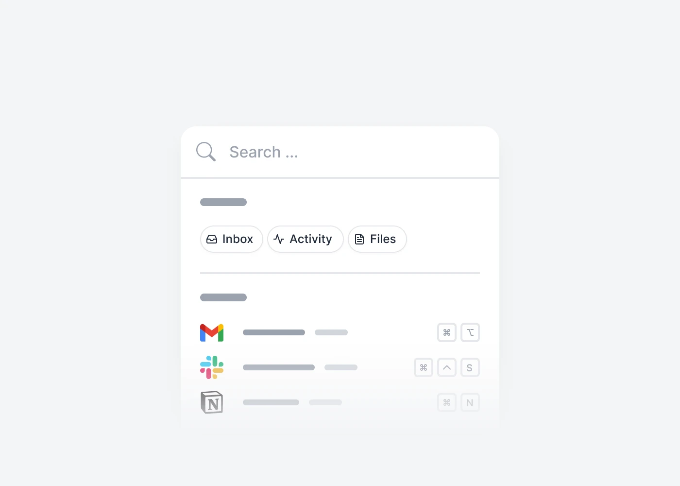 Command Palettes